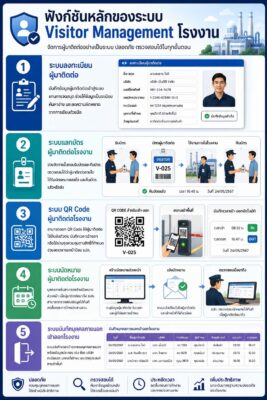 ระบบบริหารจัดการผู้มาติดต่อโรงงาน