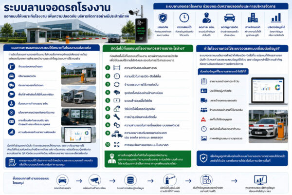 ระบบควบคุมรถเข้าออกโรงงาน
