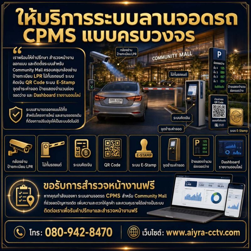 ระบบบริหารลานจอดรถ